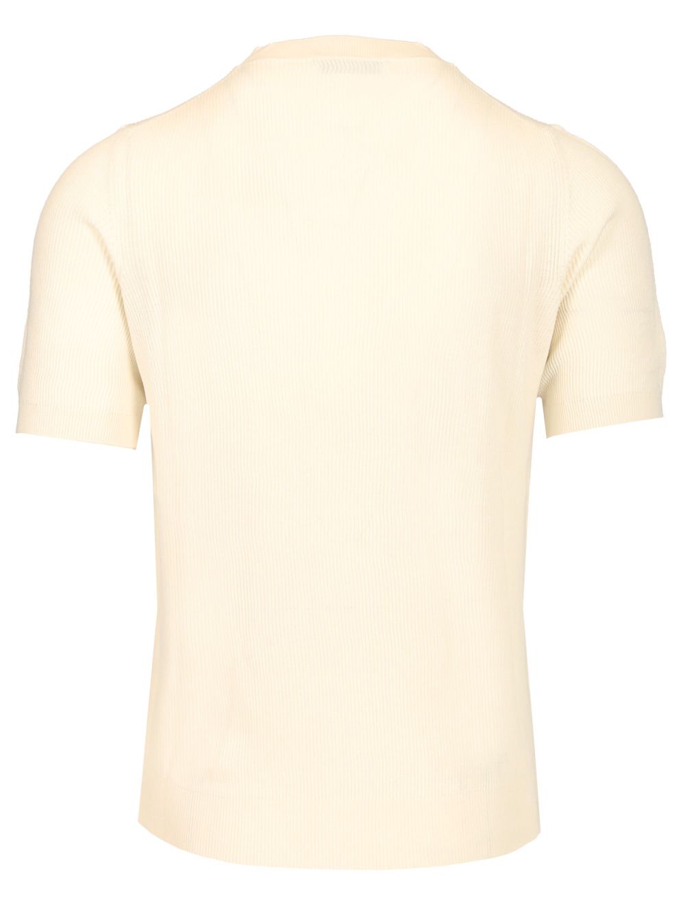 Mauro Ottaviani Ribbed T-Shirt - Bianco | 960235cc3df726683fe0e606e41788d7c29dab8b