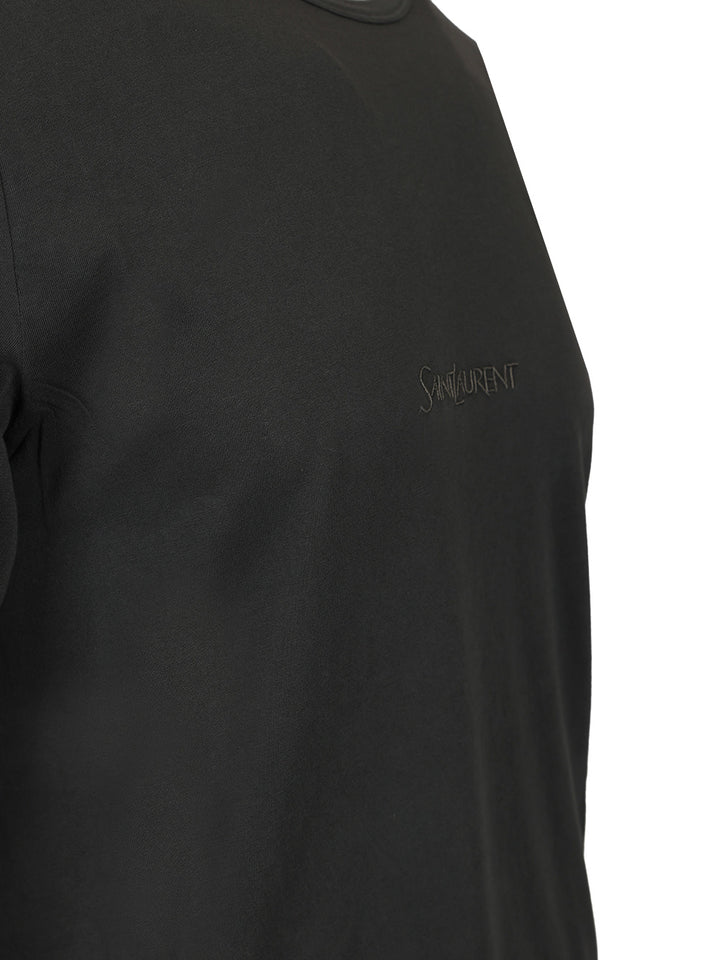 Saint Laurent Cotton T-Shirt - Nero | 6d8992da34a135302211c72aa5c981f5aea76067