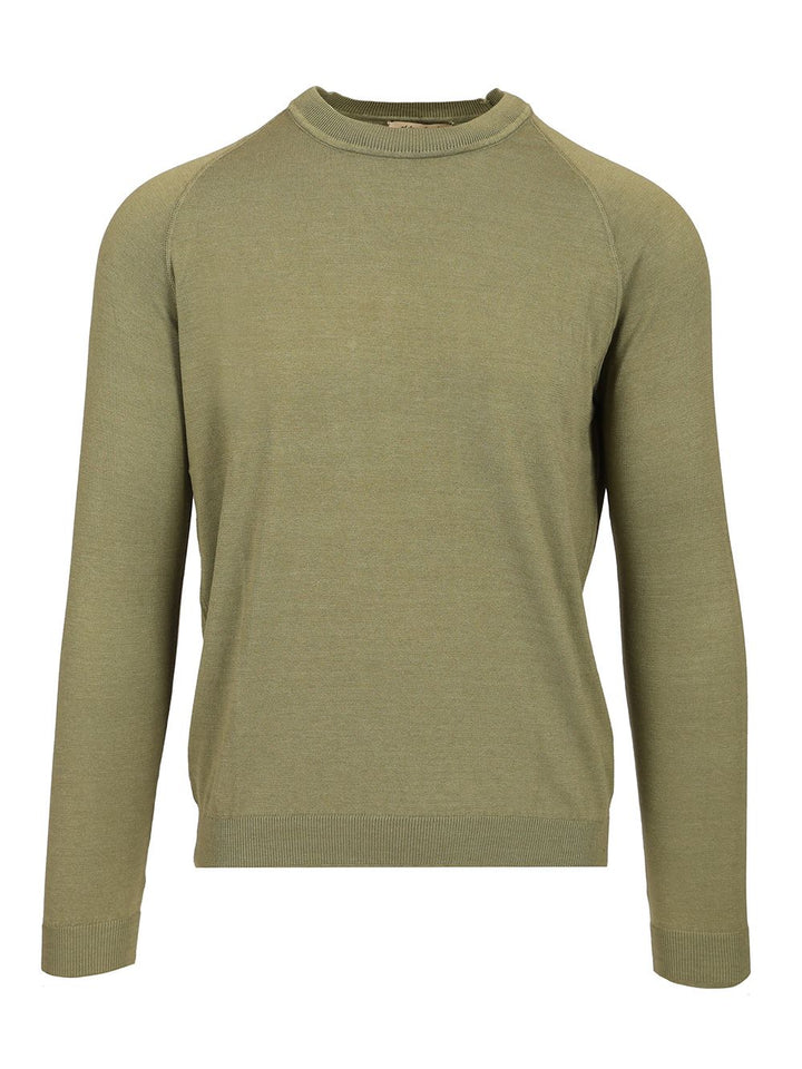 Al Duca D'Aosta 1902 Cotton Sweater Knitwear - Verde | e43639a5b8a3de4f26b21315305346f97fa667a4