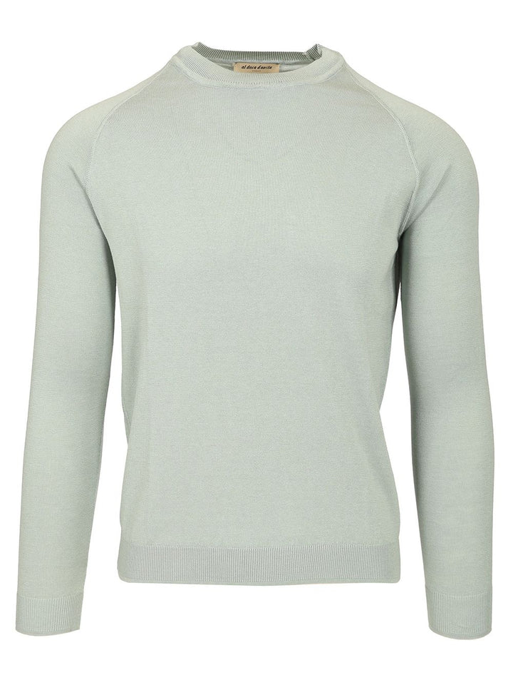 Al Duca D'Aosta 1902 Cotton Sweater Knitwear - Light blue | 472bf93e995543e34b4af4766e4e23adbefd92f2