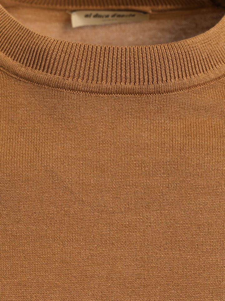 Al Duca D'Aosta 1902 Cotton Sweater Knitwear - Marrone | c7efb537f15f9e17a705f537314fb471c0222c3c