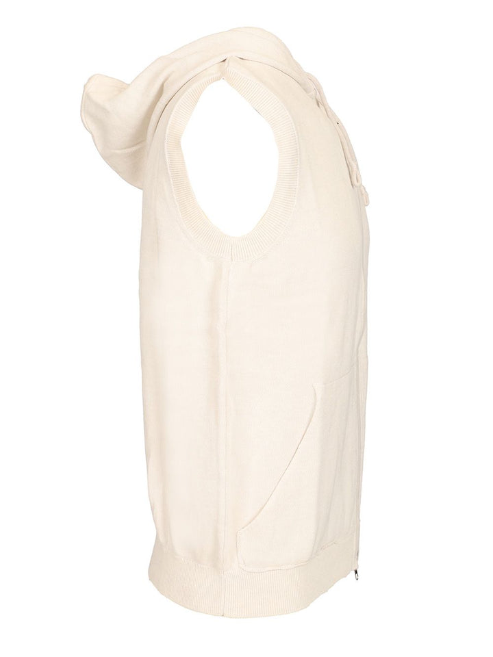 Al Duca D'Aosta 1902 Sleeveless Sweatshirt Knitwear - Bianco | e341d2adac30e4aed2419cb00d4836a1624925c7