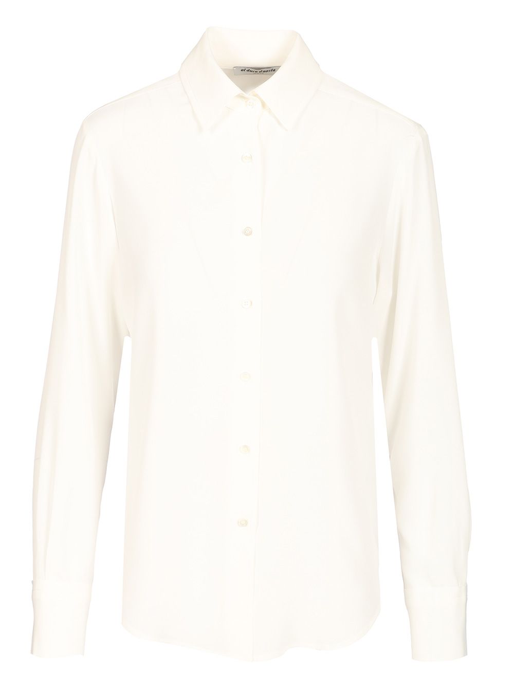 Al Duca D'Aosta Crepe Shirt Shirts - Bianco | 23be67b38329b55cf581ea25cebf618fe5ecba50