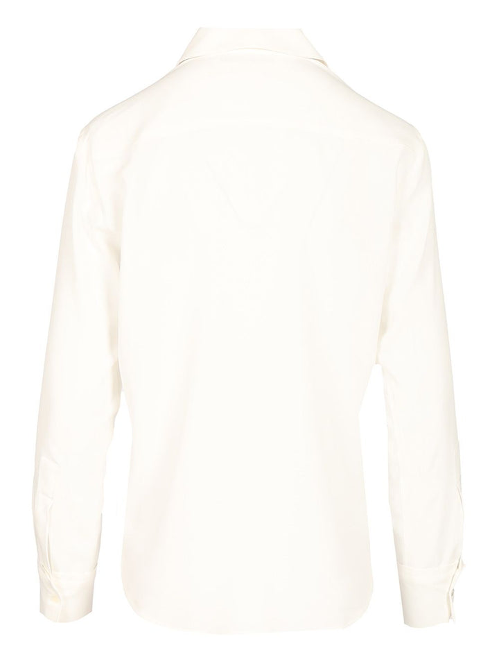 Al Duca D'Aosta Crepe Shirt Shirts - Bianco | 52803b1f1e79be362eff88e7fadf1d0b04354fca