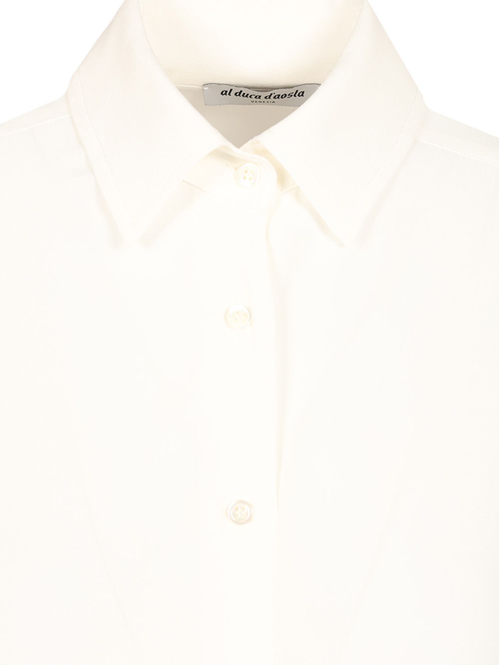 Al Duca D'Aosta Crepe Shirt Shirts - Bianco | cb26a509a01f017daeb31b2c14c4b816bcbe3c24