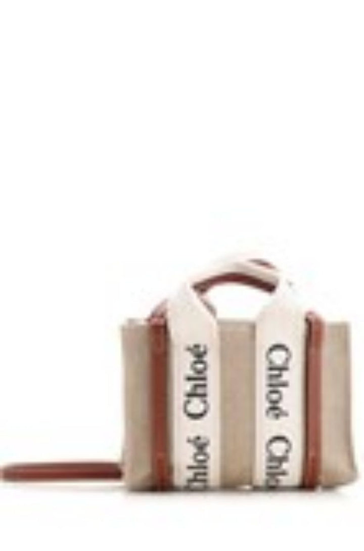 Chloe' Woody Handbags - Beige | bc40a0e94216f96fc55d3e90fd9c6be81fd6704b