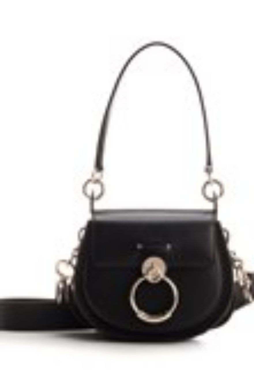 Chloe' Tess Shoulder Bags - Nero | 72d34ed5dafa6b56d1fc88f7cc2250e343c18d42