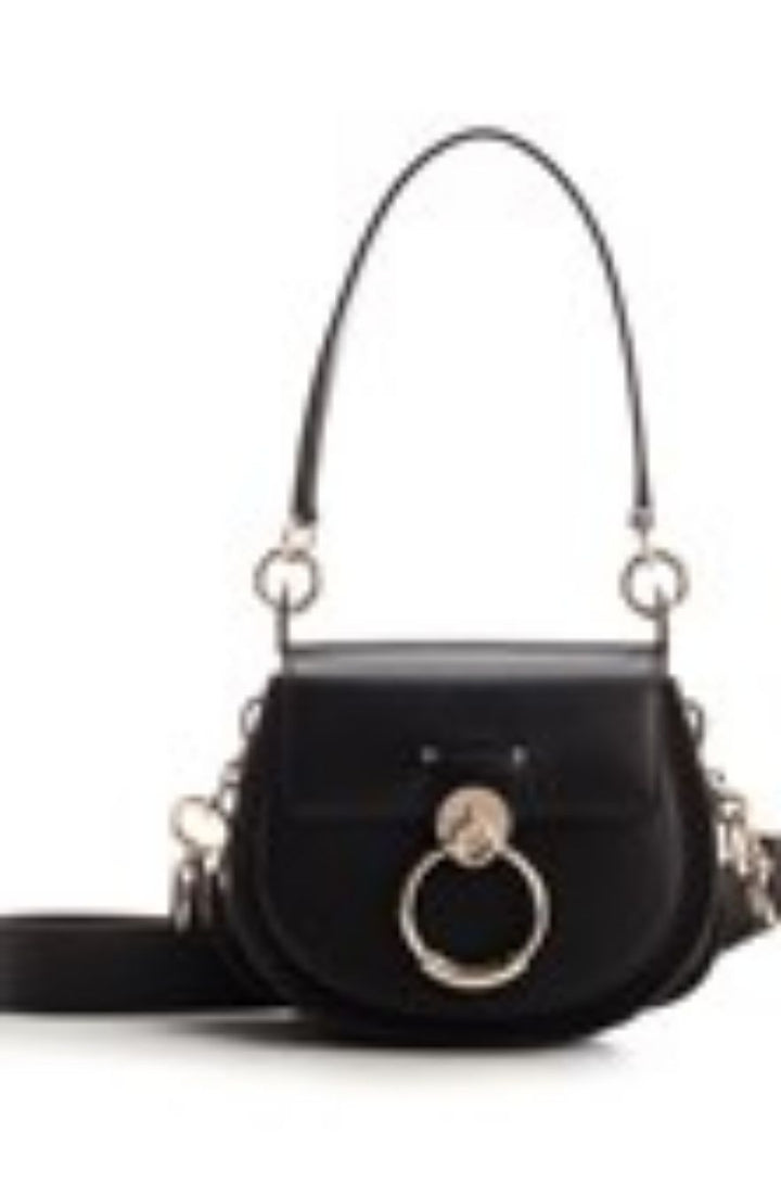 Chloe' Tess Shoulder Bags - Nero | 72d34ed5dafa6b56d1fc88f7cc2250e343c18d42