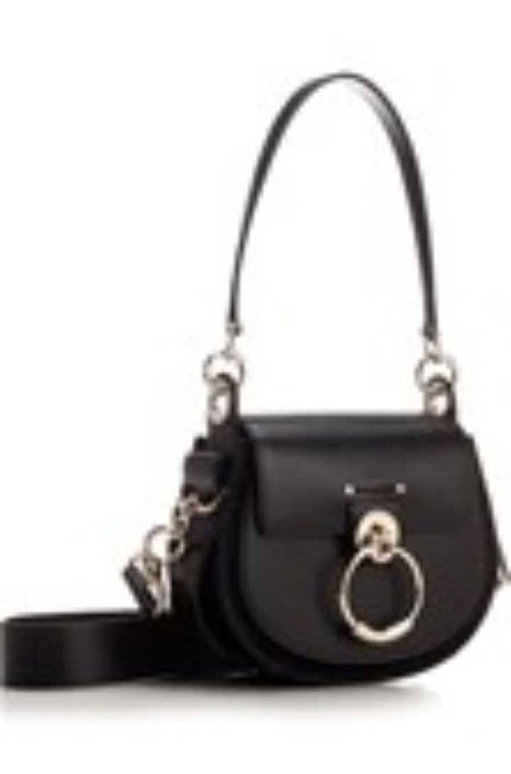 Chloe' Tess Shoulder Bags - Nero | b54fd481b6dbbc8e9856b2672643b438d96c6cc9