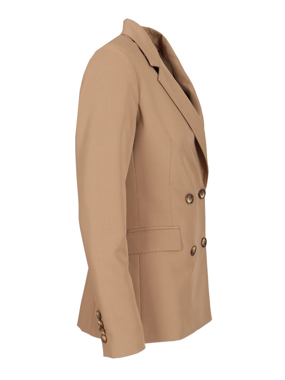Al Duca D'Aosta Double-Breasted Blazer Giacche - Beige | 7caaf74d0bad0d625ea9e253c5698551139e671c