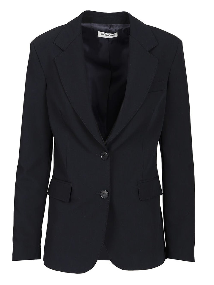 Al Duca D'Aosta Blazer Monopetto In Tela Stretch Bottoni Oro Giacche - Blu | eabc0a031c1be7cbfc08519c98c07af845b886c2