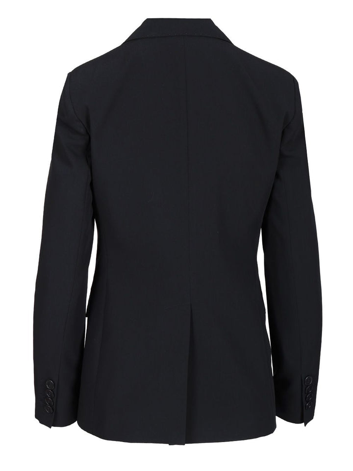 Al Duca D'Aosta Blazer Monopetto In Tela Stretch Bottoni Oro Giacche - Blu | 822bc6fe2f4a8d3fa4b1a5ec96b28a0bb39efd4e