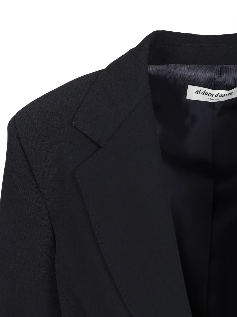 Al Duca D'Aosta Blazer Monopetto In Tela Stretch Bottoni Oro Giacche - Blu | 34791c1ab49e1e75374ba6cea49e6a788790bdb3