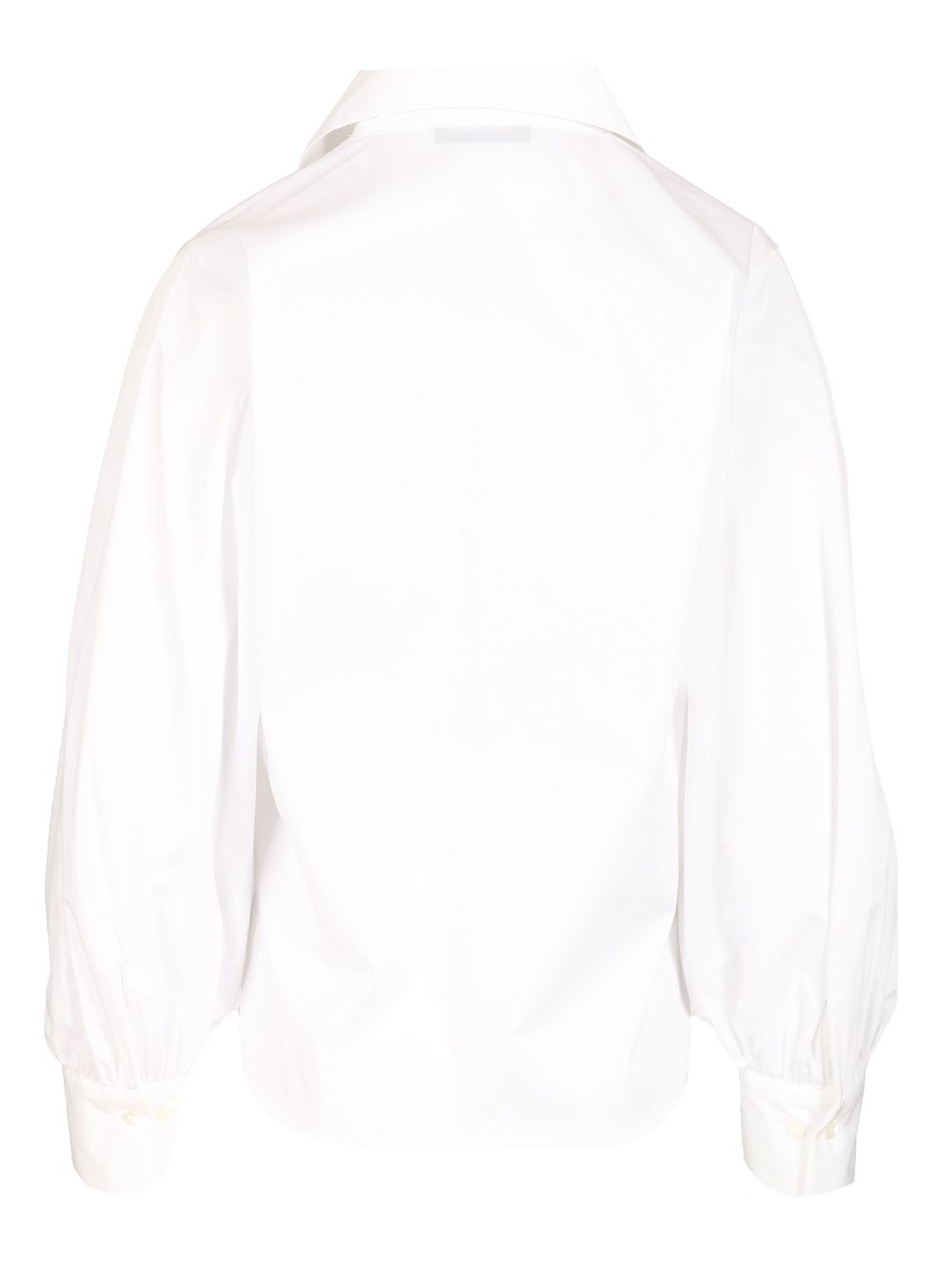 Al Duca D'Aosta Cotton V-Neck Top Top - Bianco | 3bfacaede44f90ffce4300e63d38d6d5aa613f30