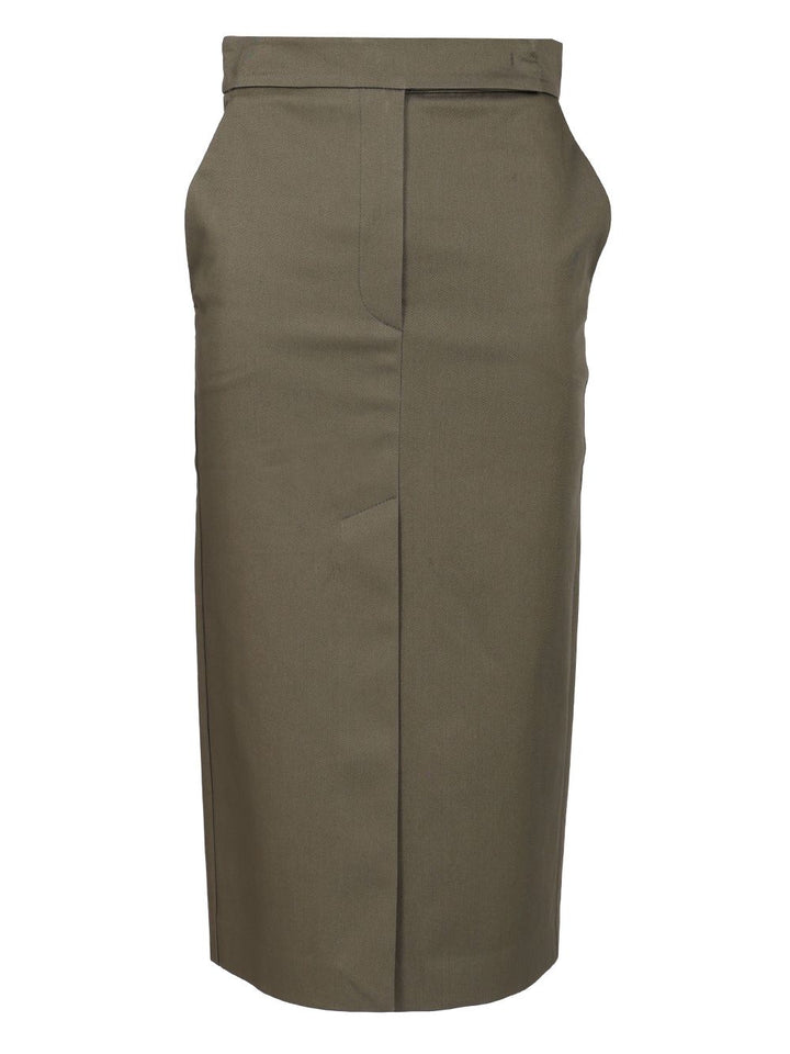 Al Duca D'Aosta Pencil Midi Skirt Gonne - Verde | 65320b8ce9ba265c9eff2b0a796756079480bb2b