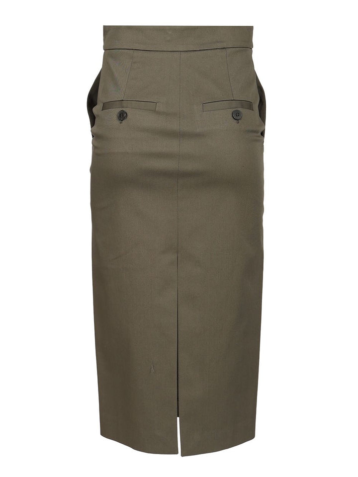 Al Duca D'Aosta Pencil Midi Skirt Gonne - Verde | b92d8e58cfe51c85094ddddba5c6c2169fb42623