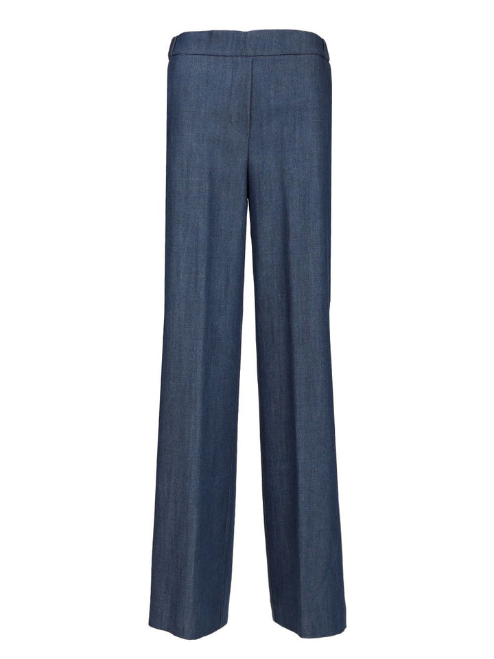 Al Duca D'Aosta Wide Leg Trousers - Blu | b53d836aa3552ce11ed25b71e58edbfe6b600147