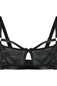 Atelier Bordelle Lace Multi-Strap Bra Underwear - Nero | 1c1da69f9712f6924cbf119e5a7cd9547241c6df