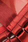 Atelier Bordelle Red Satin-Effect Bra Underwear - Rosso | 7c69f365d50d3bc12b0e7e42a0799a5e39c4db66