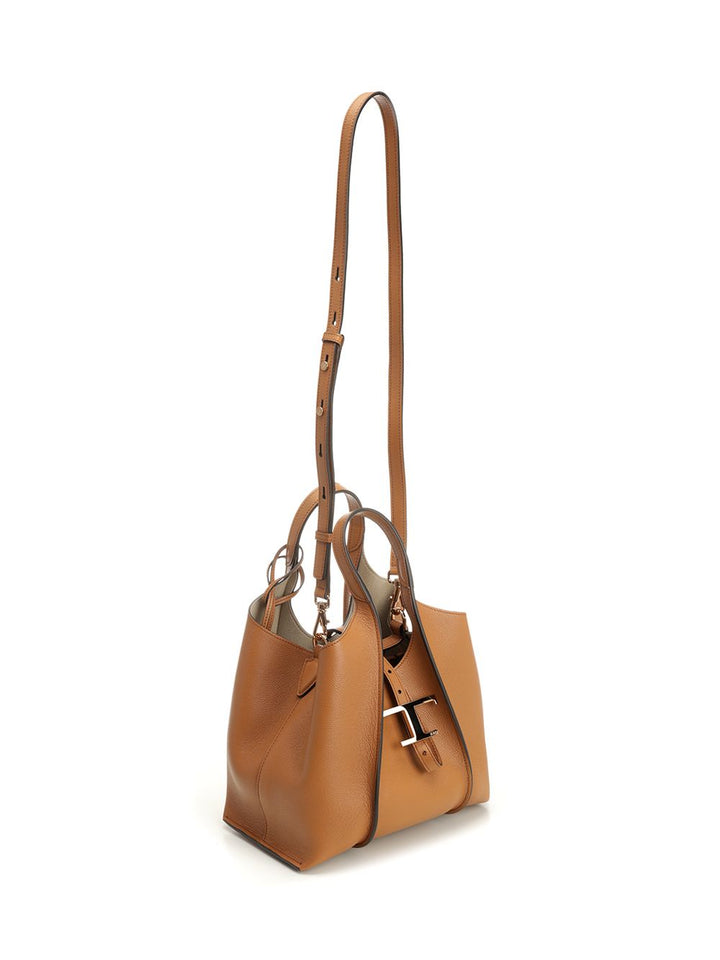 Tod'S T Timeless Shoulder Bags - Marrone | f4a156dd3b9c13399e177be58c760d6feed92467