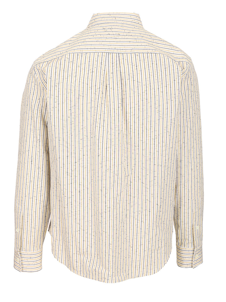Bottega Veneta Striped Cotton And Linen Shirt Shirts - Multicolor | 8d1b9cc780571dc219382cd011f01e6aec1478b9