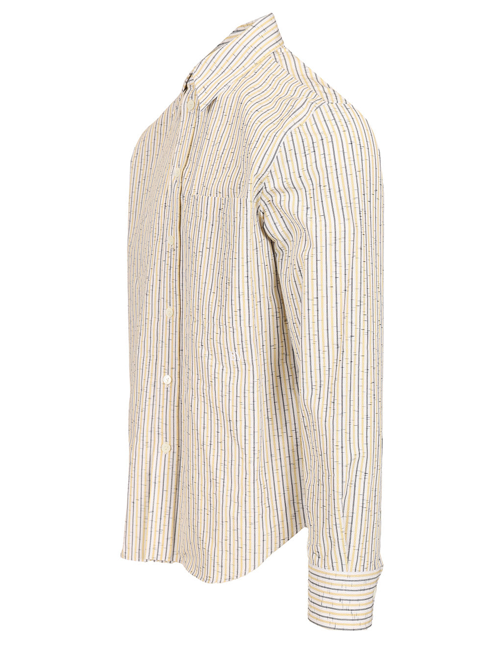 Bottega Veneta Striped Cotton And Linen Shirt Shirts - Multicolor | 8e7f931f23c98ded8b16c228a8881724467f8e45