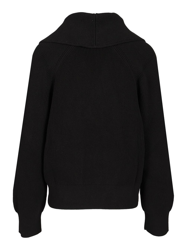 Bottega Veneta English Ribbed Cotton Sweater Knitwear - Nero | bd93aec9a7cd3ad6bfa7608b47c25a1b32ab7d5d