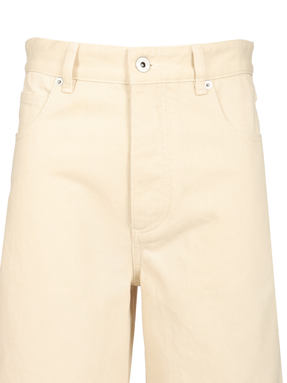Bottega Veneta Contrast Cuff Jeans - Bianco | ca84ffaedc822810cbe94ca4855ce55cf6cef2f1