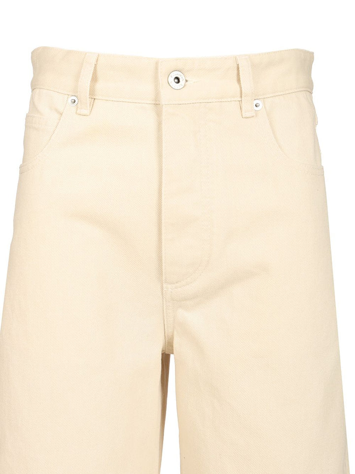 Bottega Veneta Contrast Cuff Jeans - Bianco | 6e58791e5875f7acc0d04a216ec81954806d7d1c