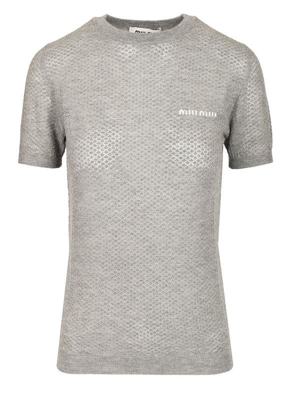 Cashmere Sweater Knitwear Grey