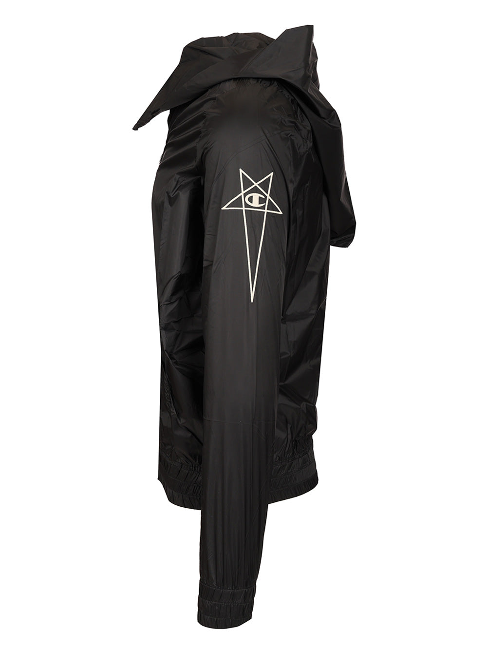 Rick Owens X Champion Hoodie T-Shirt - Nero | d955c7cd1db30a7bbfa42755999595fa052340df