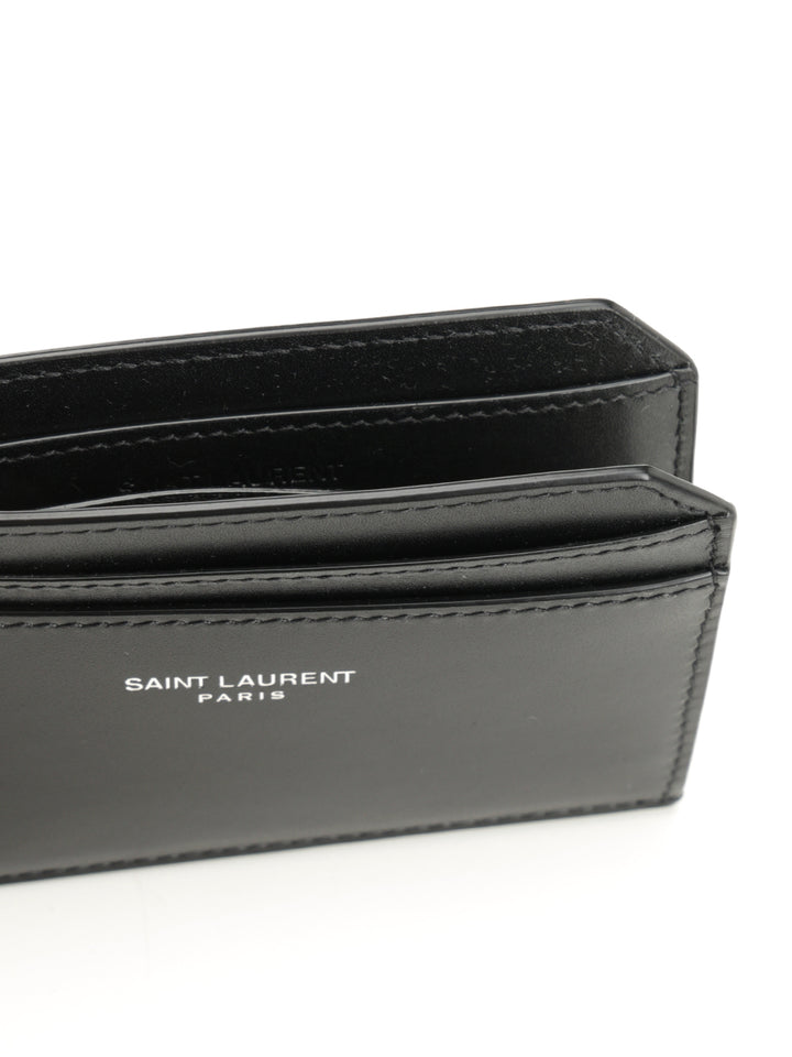 Saint Laurent Open Card Holder Wallets - Nero | 60e5c6c722a74bf12390d2941f4f03100c1be447