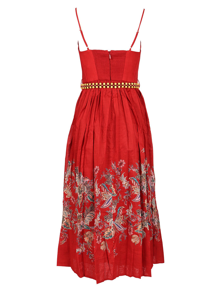 Zimmermann Rhiannon Abiti - Rosso | 06048396b912d220f57b680aacc36a6119d540ce