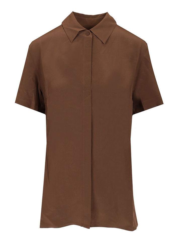 Matteau Short-Sleeved Shirt Shirts - Marrone | 86ae71853a379a034fbdaf0b8126b684c6137237