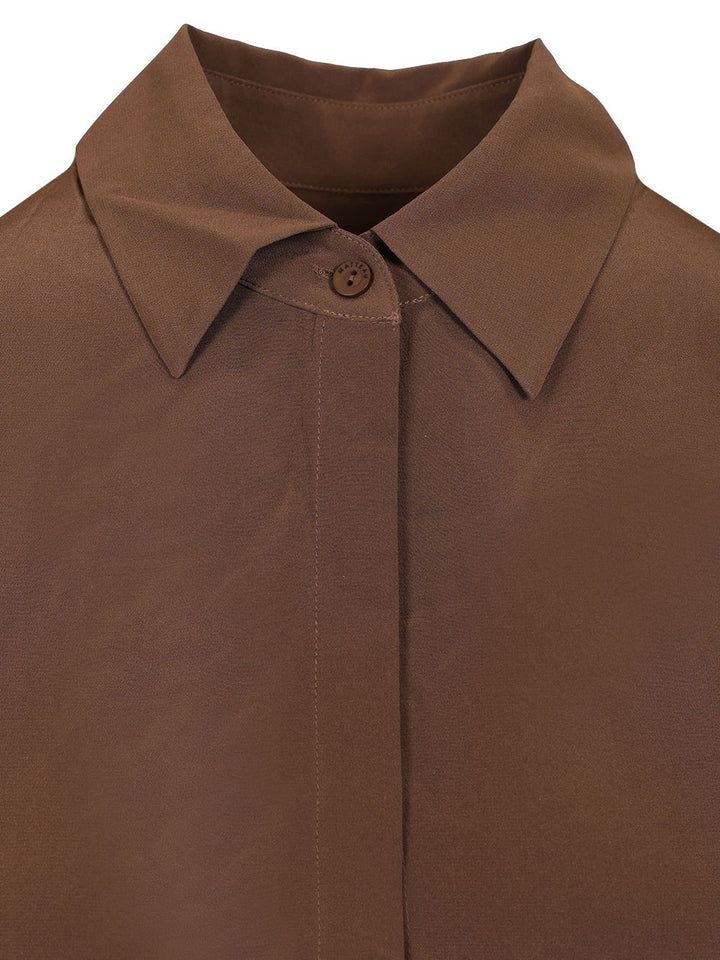 Matteau Short-Sleeved Shirt Shirts - Marrone | 68186624fd4cb8d021793c6ba37c45584408b788