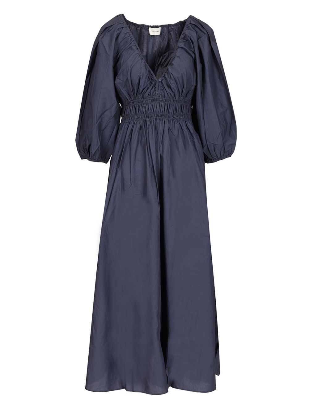 Matteau Shirred Plunge Button Dress Abiti - Blu | 2df2cfced321927c6218caf703a951a58e335cf3