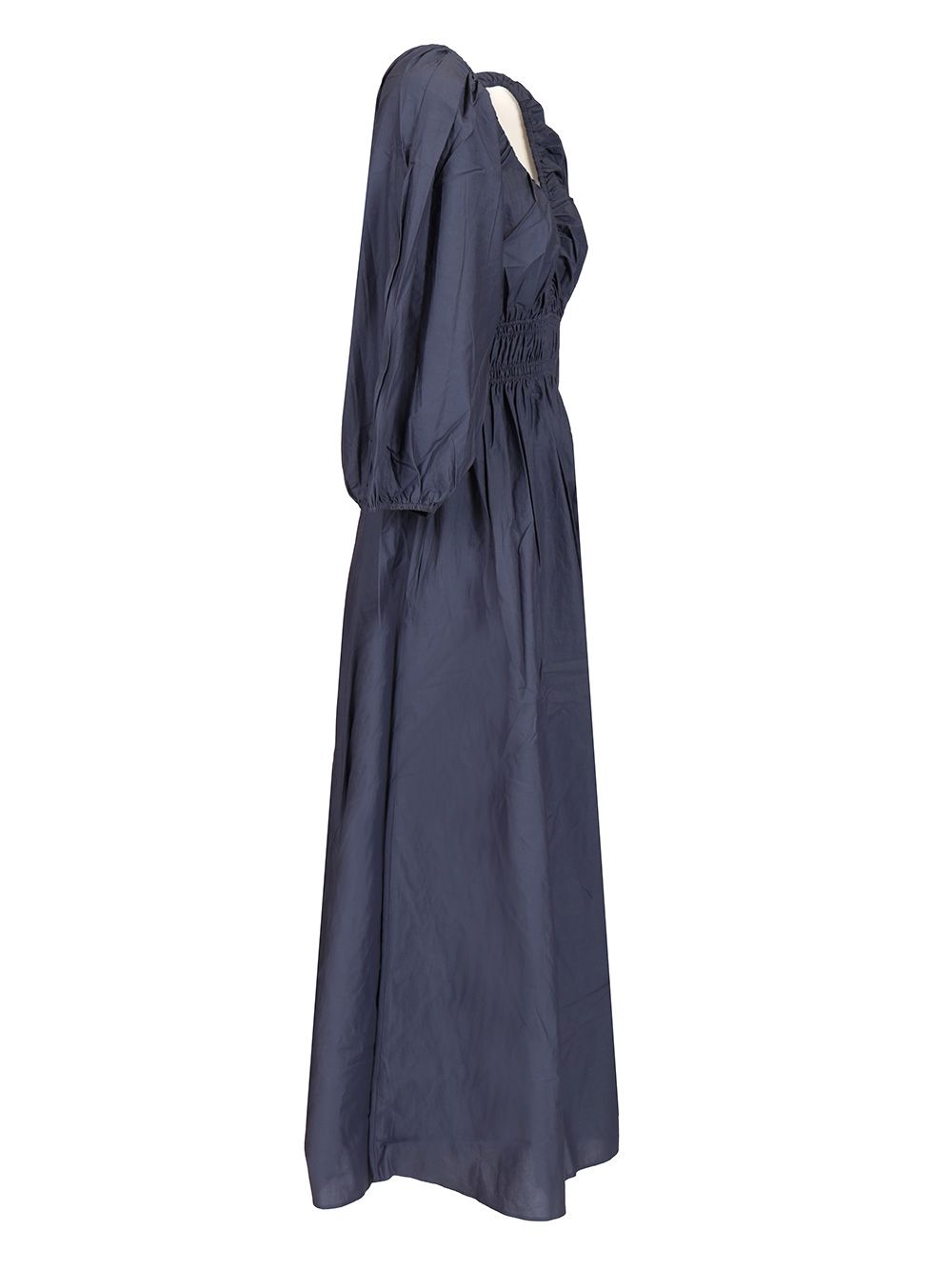 Matteau Shirred Plunge Button Dress Abiti - Blu | 3e2ebd9e6ebcee56d8966fdc95d108ac54bd1d9e