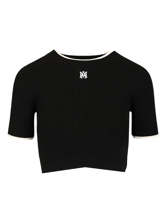 Crop T-Shirt Nero