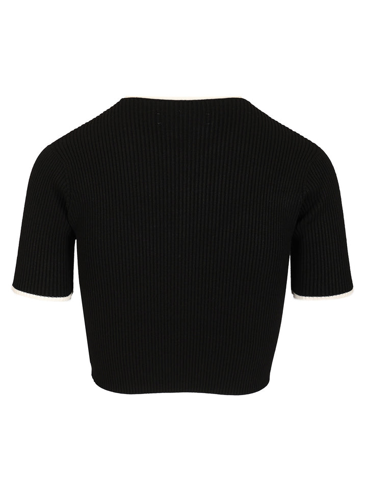 Amiri Crop T-Shirt - Nero | 9c7ab7d5eefc0150cc14c96b72cb8217f0899f18