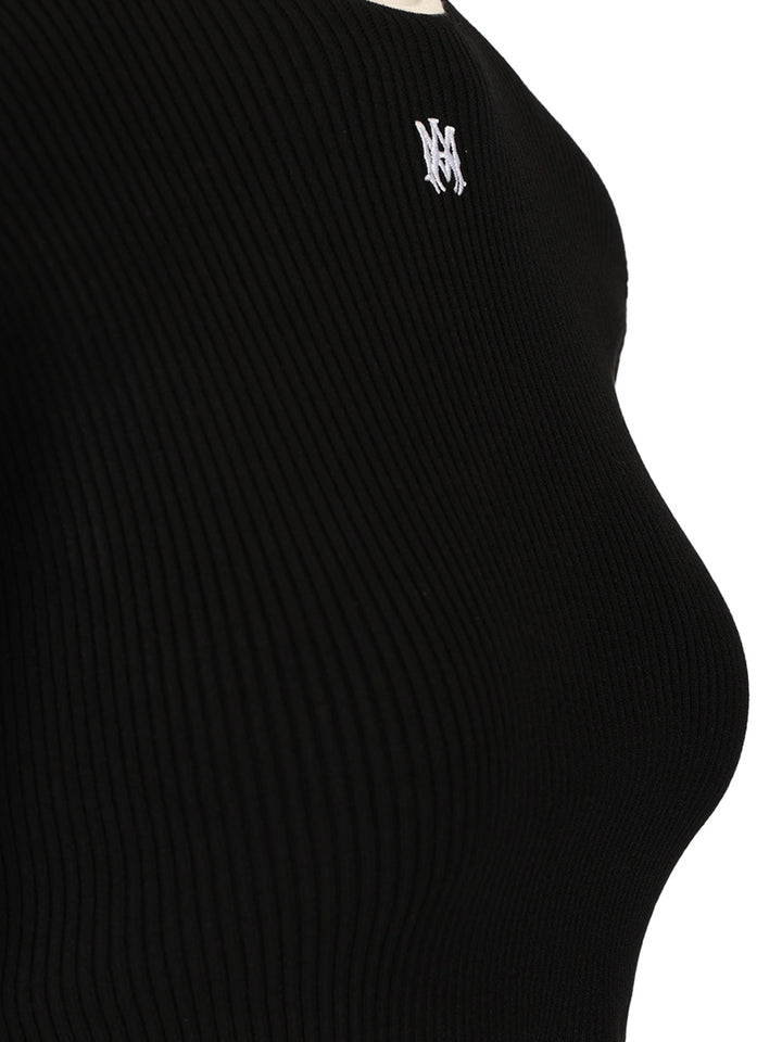 Amiri Crop T-Shirt - Nero | f570d92a888d528825a534aaa3e69149aef5c9be