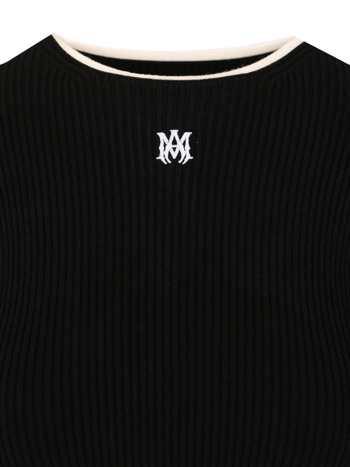 Amiri Crop T-Shirt - Nero | 7a6be763c75cd98764f456aa52ef6ab570c15de7