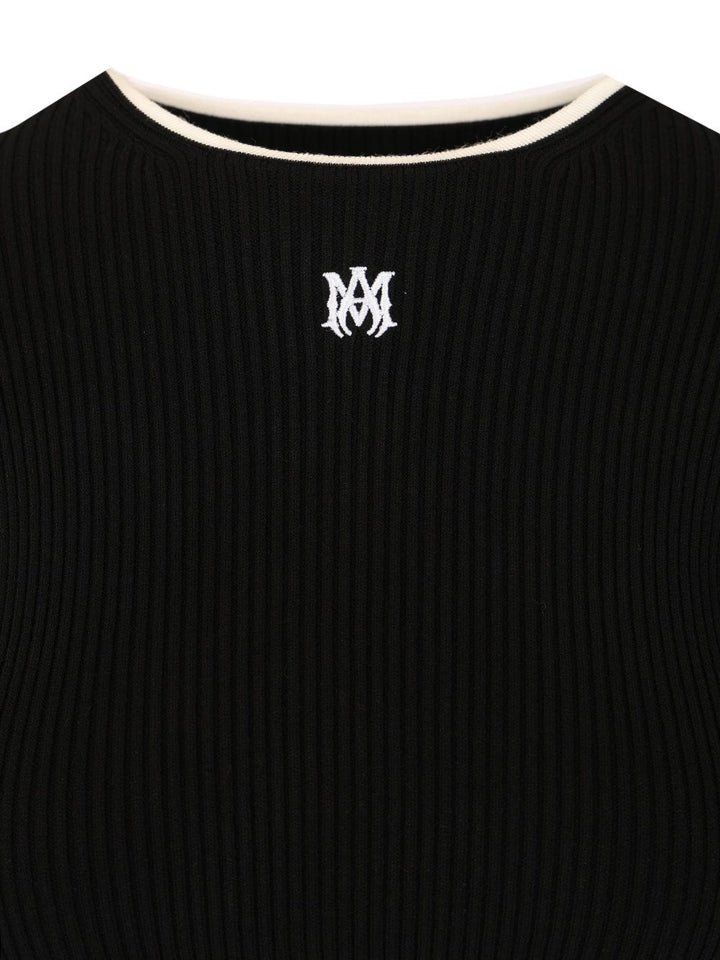 Amiri Crop T-Shirt - Nero | 2987a916c83717b593e73d6acc440c80c480b6d9