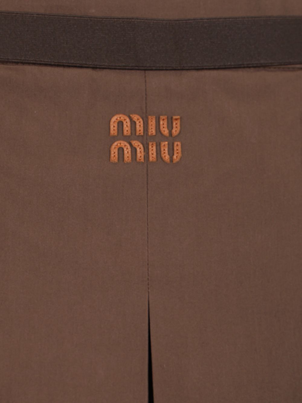 Miu Miu Gabardine Mini Skirt Gonne - Marrone | 5778cdac4fbfb3f37ba3a94e18bae15e750023d0