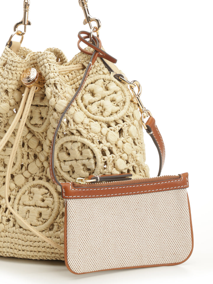 Tory Burch T Monogram Shoulder Bags - Beige | b73312d19209cba60657d5f60588d774f6a1bf83