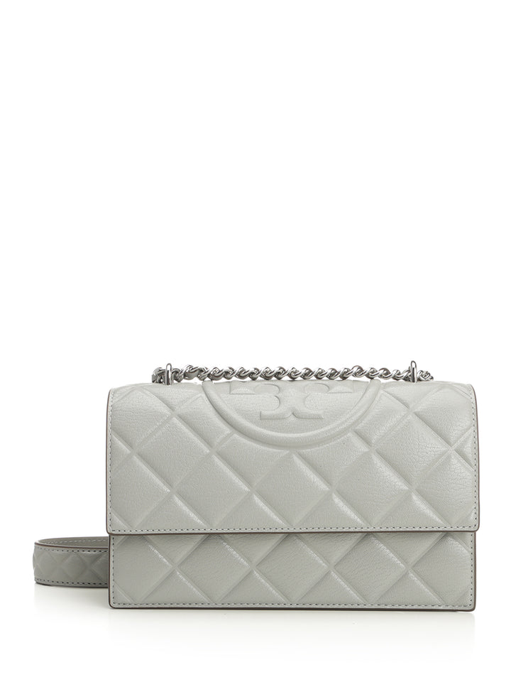 Tory Burch Fleming Shoulder Bags - Grey | 6543bd70c37c8064ad4c18e27bc399c69094ec6a