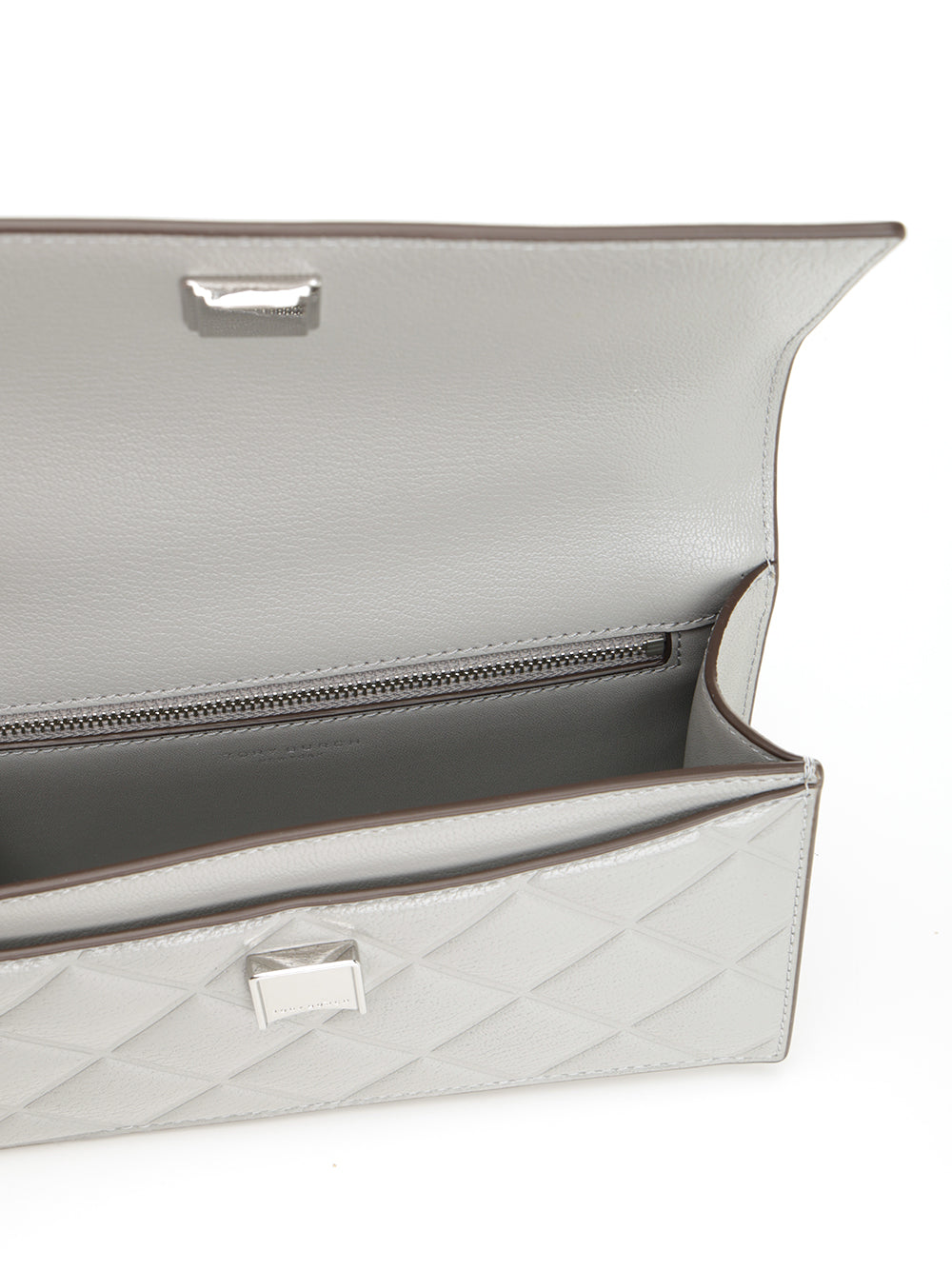 Tory Burch Fleming Shoulder Bags - Grey | 34ff2f26e7872f6b5fffc9efc6c89b57cd6a0a0d