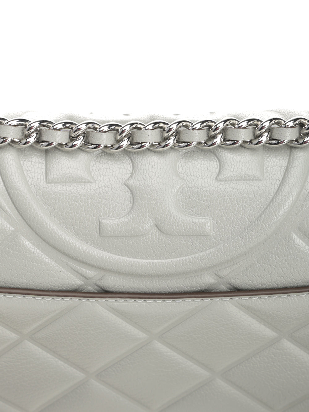 Tory Burch Fleming Shoulder Bags - Grey | dcb70c9da3fc6a71bbae6c7cb0a2423eb11272e0