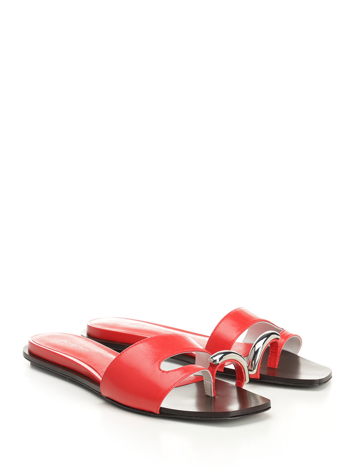 Tory Burch Pierced Scarpe basse - Rosso | 00aca8919f7b7cbffbc1719d1fc023aa786e49ff