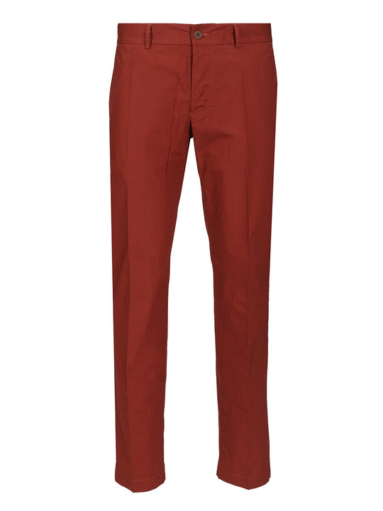 Canvas Trousers Rosso