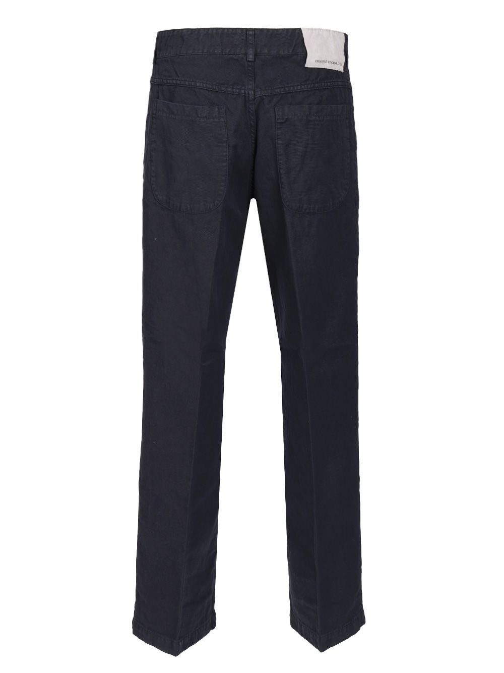Original Vintage Cotton And Linen Blend Trousers - Light blue | 8b1833b7ac582ff5f36015b253f7f53d2c65b5d3
